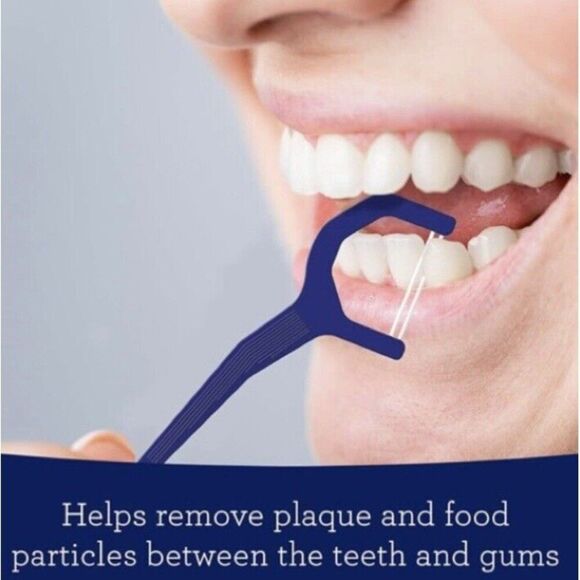 Guru Nanda Floss Picks Basics Double The Floss 2 Packs Of 60 Beauty Smile Health - Picture 2 of 4